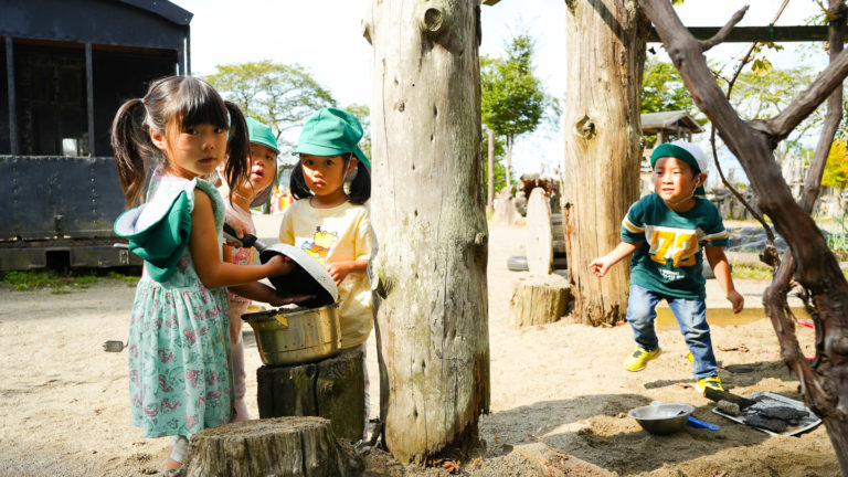 第一光の子保育園、外遊び