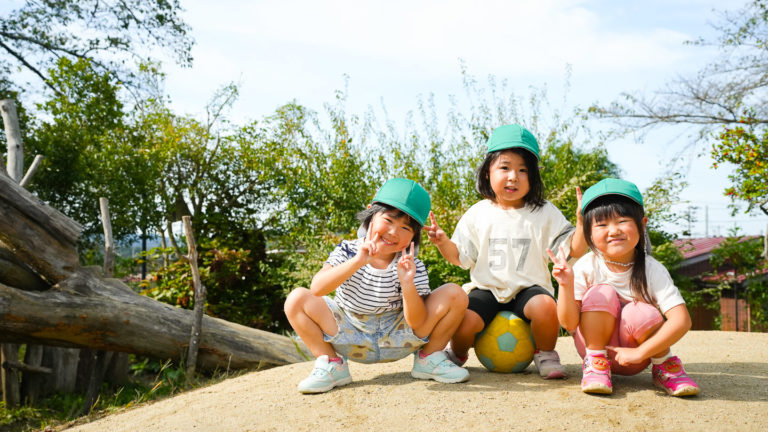第一に光の子保育園、園庭