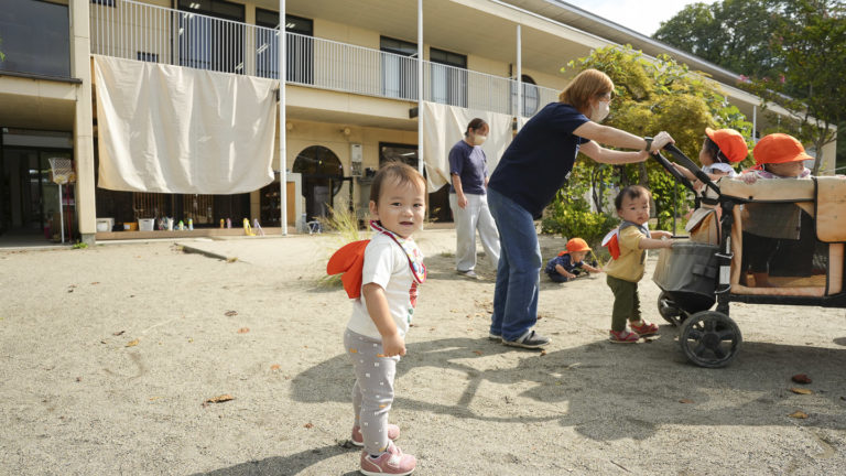 第一光の子保育園、外遊び